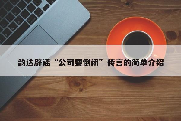 韵达辟谣“公司要倒闭”传言的简单介绍